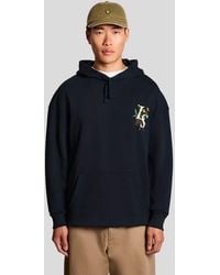 Lyle & Scott - Mid Layers Dandelion Script Graphic Hoodie - Lyst