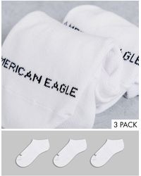 American Eagle New Invisible 5-pack Socks - White