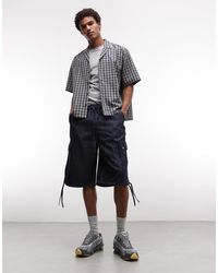 Collusion - Chambray Cargo Short - Lyst