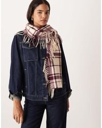 ASOS - Scarf With Side Fringing - Lyst