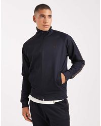 Fred Perry - Trainingsjack Met Contrasterende Bies - Lyst