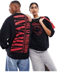 ASOS - Unisex Oversized License Sweatshirt With Nirvana Graphics - Lyst