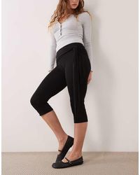 Motel - Tie Waist Capris - Lyst