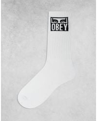 Obey - Two Eyes Icon Socks - Lyst