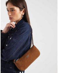 Tommy Hilfiger - Real Suede Shoulder Bag - Lyst