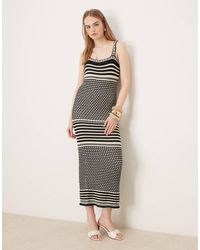 Pretty Lavish - Crochet Knit Maxi Dress - Lyst