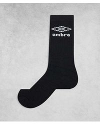 Umbro - Pack De 3 Pares De Calcetines De Color Negro, Gris Y Blanco De - Lyst