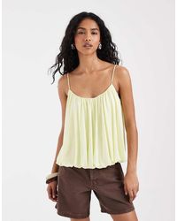 ASOS - Strappy Bubble Hem Top - Lyst