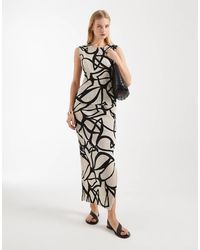 Vero Moda - Plisse Maxi Skirt Co-Ord - Lyst