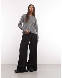 adidas Originals - Chenille Cardigan - Lyst