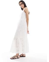 Y.A.S - Broderie Maxi Cami Dress - Lyst