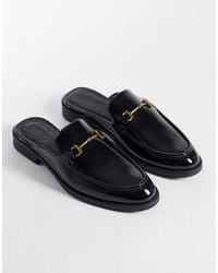ASOS - Mule Loafers With Snaffle - Lyst