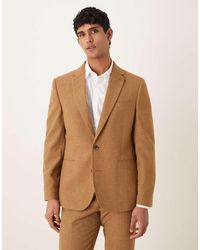 ASOS - Smal Colbert Van Wolmix - Lyst