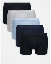 ASOS - 5 Pack Jersey Trunk - Lyst