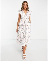 Y.A.S - Frill Detail Maxi Dress - Lyst
