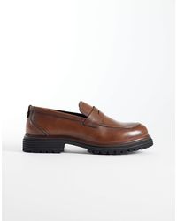 ASOS - Penny Loafer With Cleated Sole - Lyst