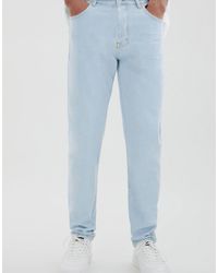 Pull&Bear Pull & Bear Straight 90's Jeans - Blue