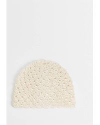 Mango - Gebreide Beanie - Lyst