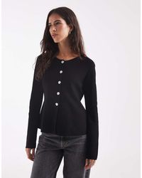 ONLY - Buttons Detail Cardigan - Lyst