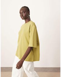 ARRANGE - Camiseta Extragrande Con Detalle De Costuras De Tejido Grueso De - Lyst