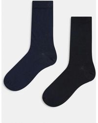 ASOS - 2 Pack Cotton Rich Socks - Lyst