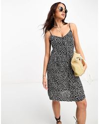 Pieces - Midi Jurk Met Bandjes - Lyst