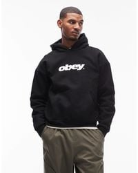 Obey - – bounce – schwerer oversize-kapuzenpullover - Lyst