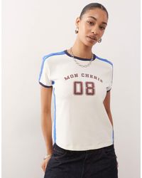 Lioness - – mon cherie – knapp geschnittenes t-shirt - Lyst