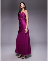 club l london cross back fishtail maxi dress Club L London cross back fishtail maxi dress