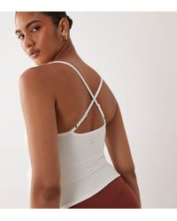 4505 - Maternity Scoop Neck Vest With Inner Bra And Adjustable Straps - Lyst