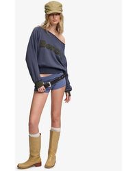 Bench x Superdry & Co - Bardot Oversized Sweatshirt - Lyst