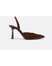 Stradivarius - Satin Effect Stiletto Heel Shoes - Lyst