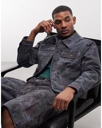 Weekday - Veste camionneur d'ensemble à imprimé camouflage - Lyst