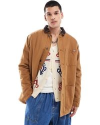 Dickies - Duck Canvas High Pile Fleece Lined Chore Jacket - Lyst