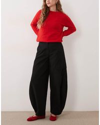 ASOS - Tailored Balloon Trouser With Popper Hem - Lyst