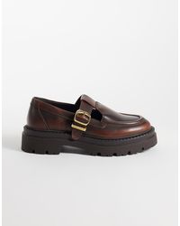Steve Madden - Kendari Chunky Loafers With Buckle Detail - Lyst