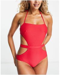 & Other Stories - Cut-out Square Neck Swimsuit - Lyst