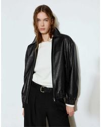 Pull&Bear - – e bomberjacke aus kunstleder - Lyst