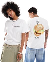 Obey - Unisex Hamburger Graphic T-shirt - Lyst