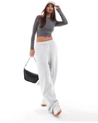 Stradivarius - – str – langärmliges, formendes t-shirt - Lyst