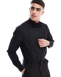ASOS - Wing Collar Formal Regular Shirt - Lyst