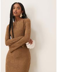 Pretty Lavish - – tanaia – langärmliges maxikleid aus jersey - Lyst