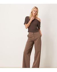 ASOS - Tall Tailored Relaxed Straight Leg Trousers - Lyst