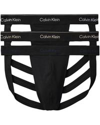 Calvin Klein - Icon Cotton Stretch 3 Pack Jockstraps - Lyst