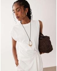 ASOS - Long Corded Necklace With Abstract Pendant - Lyst