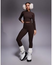 ASOS 4505 Ski & Snow - Asos 4505 – ski – gerippte baselayer-leggings - Lyst