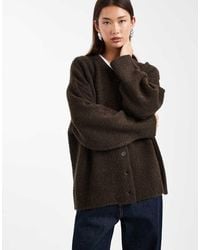 ASOS - Boucle Boyfriend Cardigan - Lyst