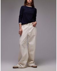 ARKET - Cloud Low Rise Baggy Wide Leg Stretch Cord Trousers - Lyst