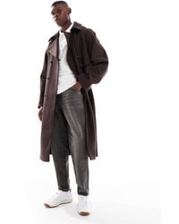 ASOS - Wool Look Oversized Overcoat - Lyst
