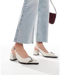 Stradivarius - – e schuhe mit knöchelriemen - Lyst